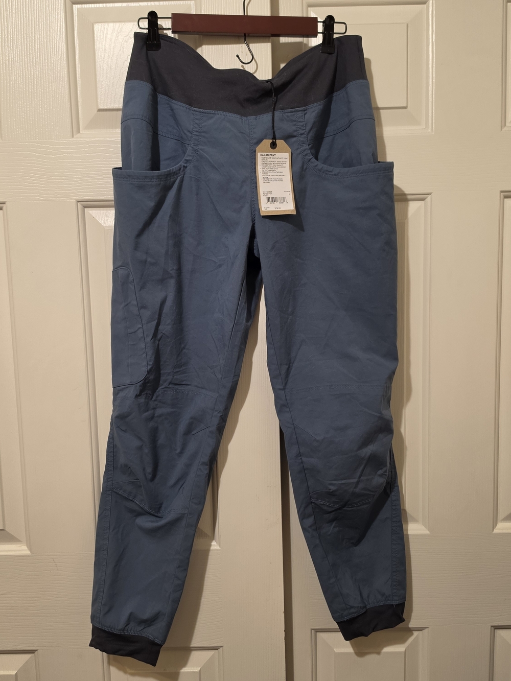 NWT Prana Kanab Ripstop Pant Women's L Nickel Standard Fit Jogger Mid Rise